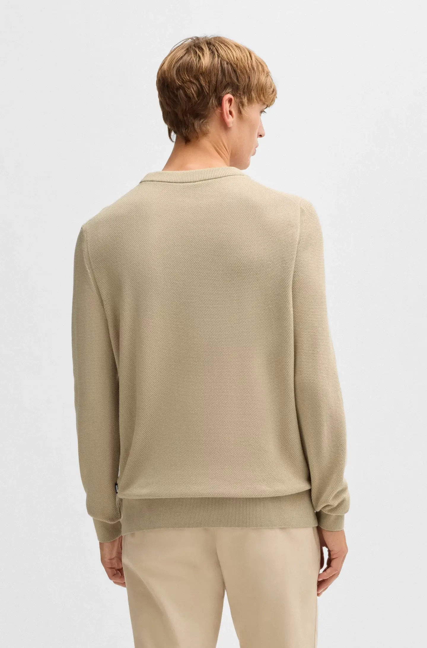 Hugo Boss miesten neule, ECAIO-P Beige - Image 2