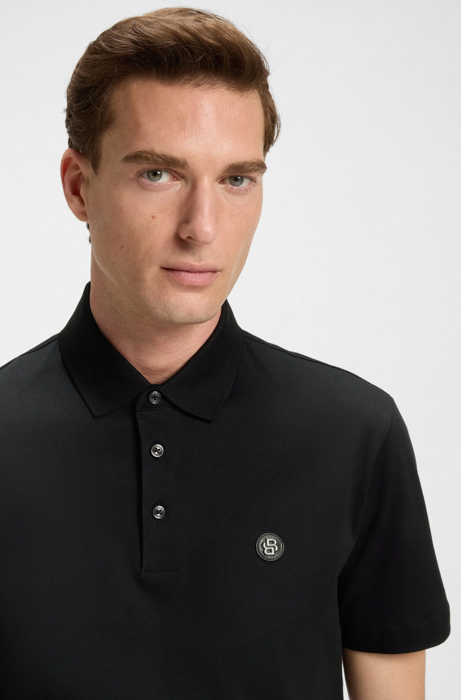 Hugo Boss miesten pikeepaita, C-PARRIS 001 Musta - Image 3