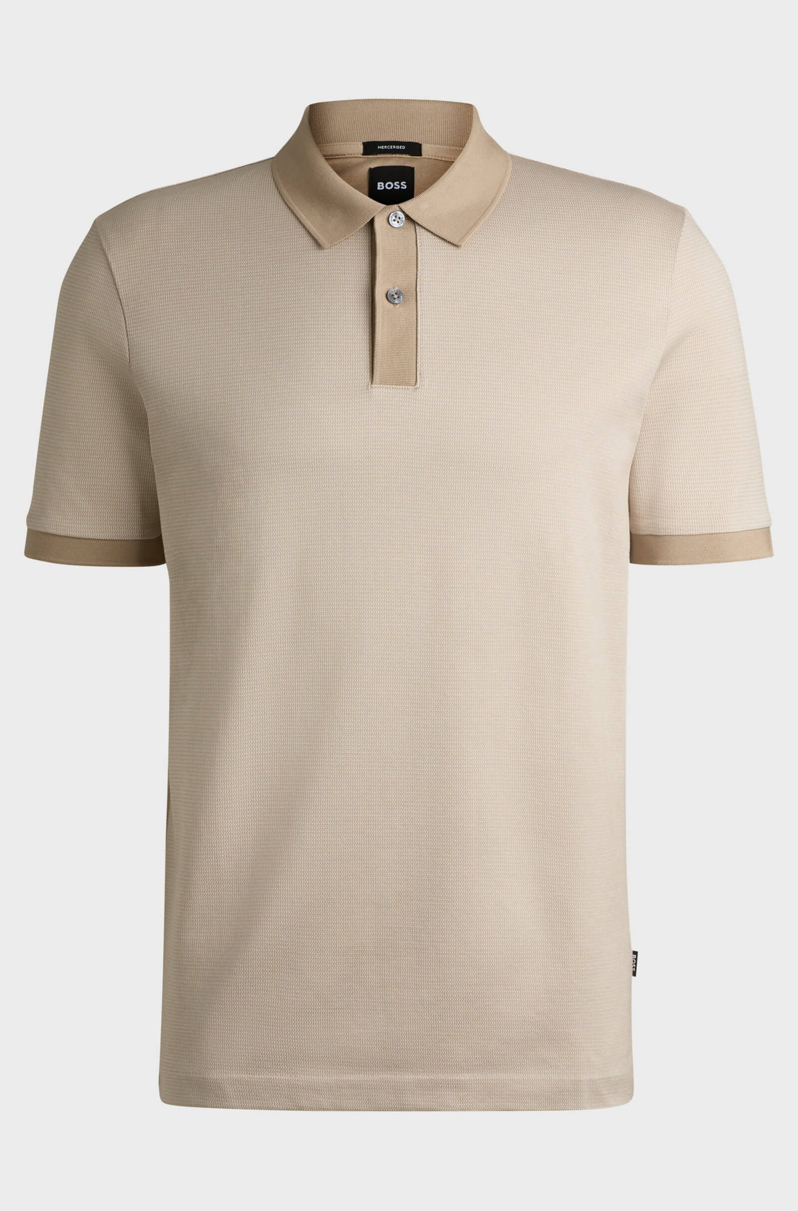 Hugo Boss miesten pikeepaita, H-PARLAY 432 POLO Beige - Image 3
