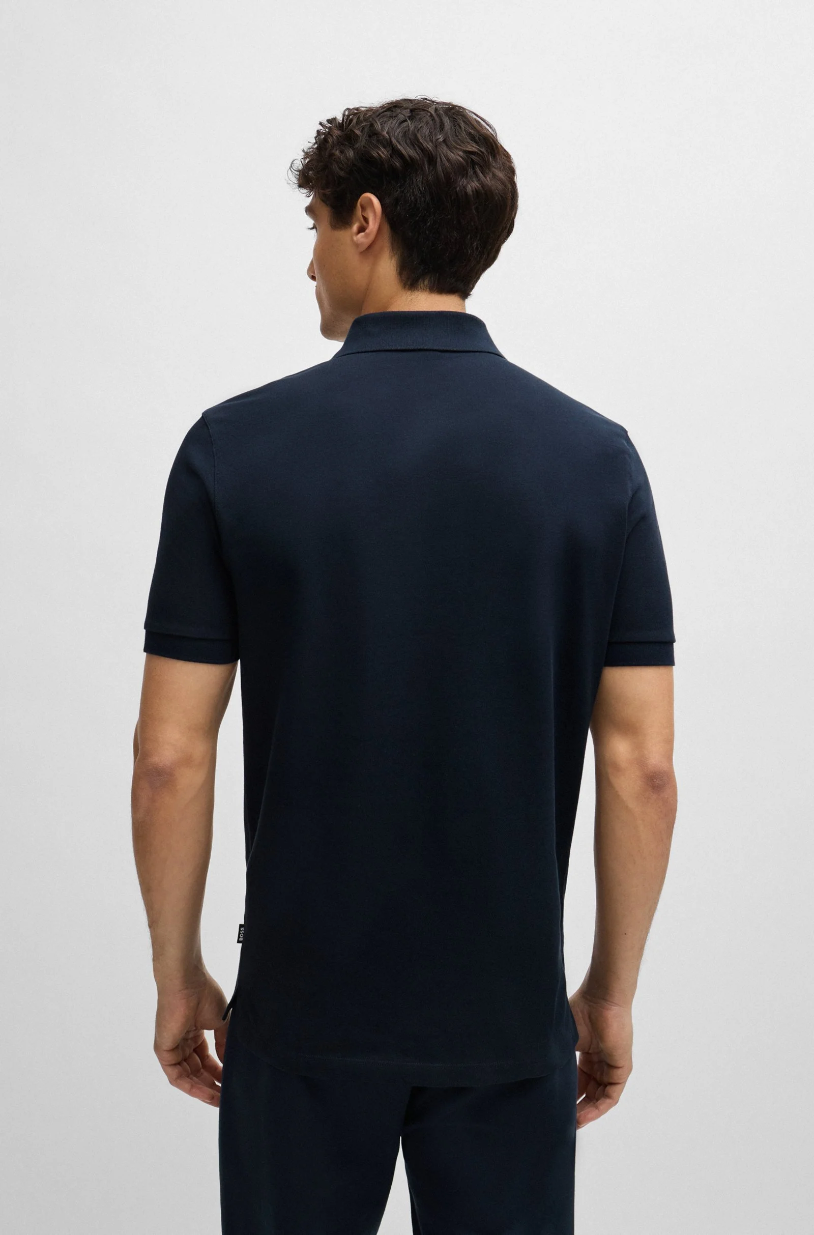 Hugo Boss Miesten Pikeepaita PALLAS REGULAR FIT Tummansininen - Image 2