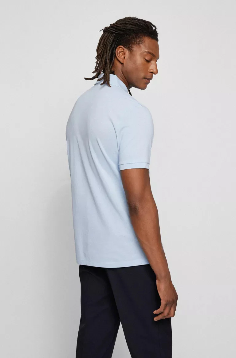 Hugo Boss Miesten Pikeepaita PALLAS REGULAR FIT Vaaleansininen - Image 2