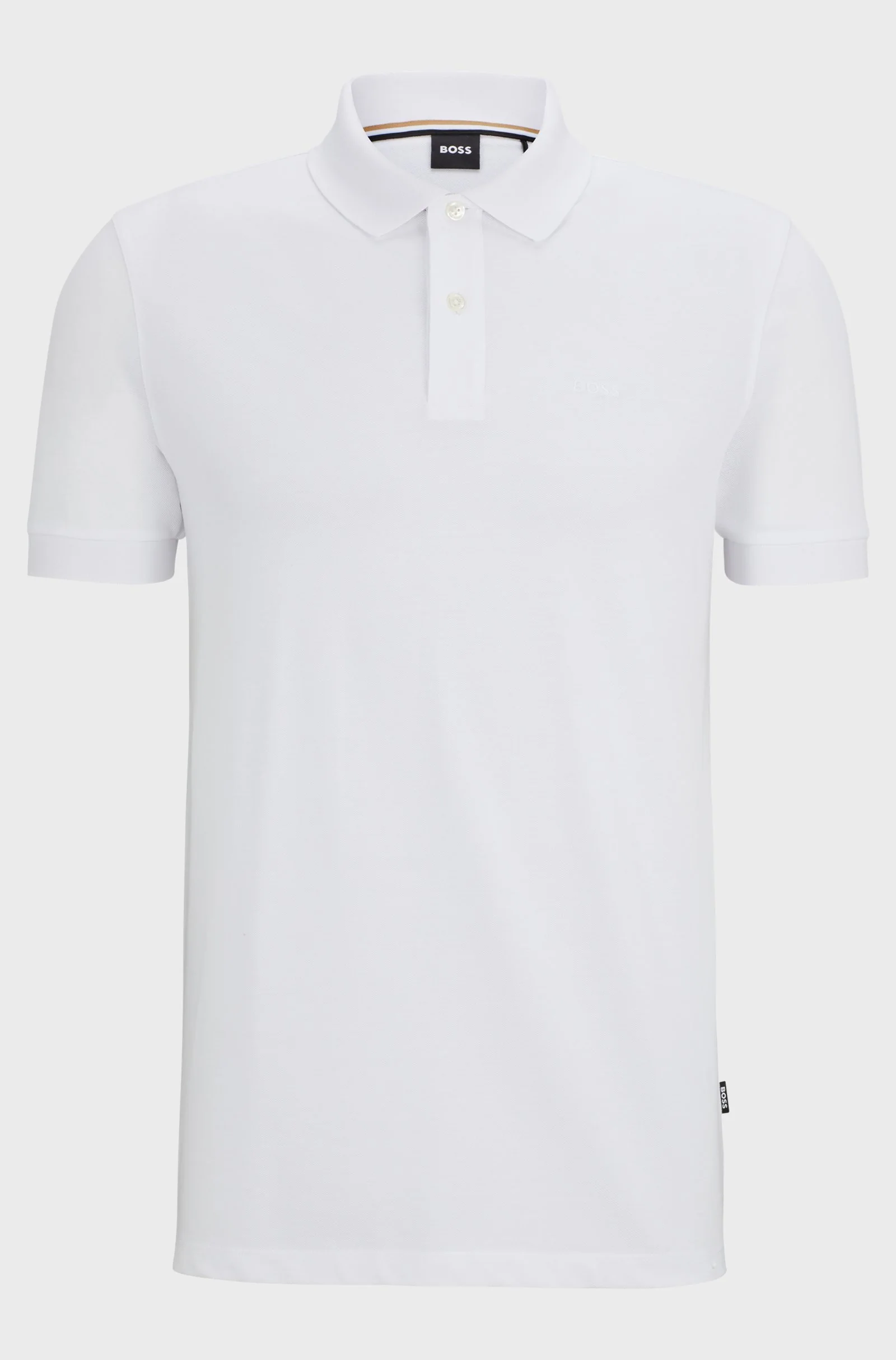 Hugo Boss Miesten Pikeepaita PALLAS REGULAR FIT Valkoinen - Image 3