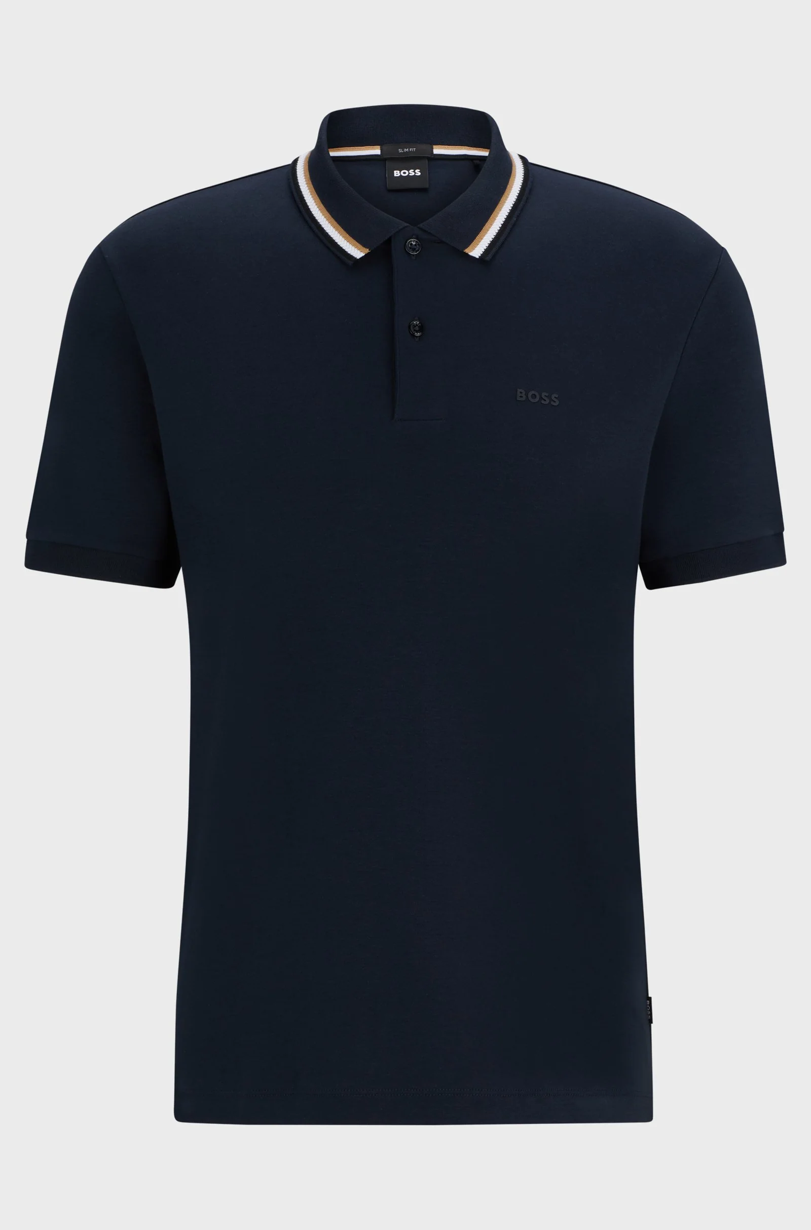 Hugo Boss Miesten Trikoo T-paita polokauluksella, PENROSE 38 NOS Tummansininen - Image 3