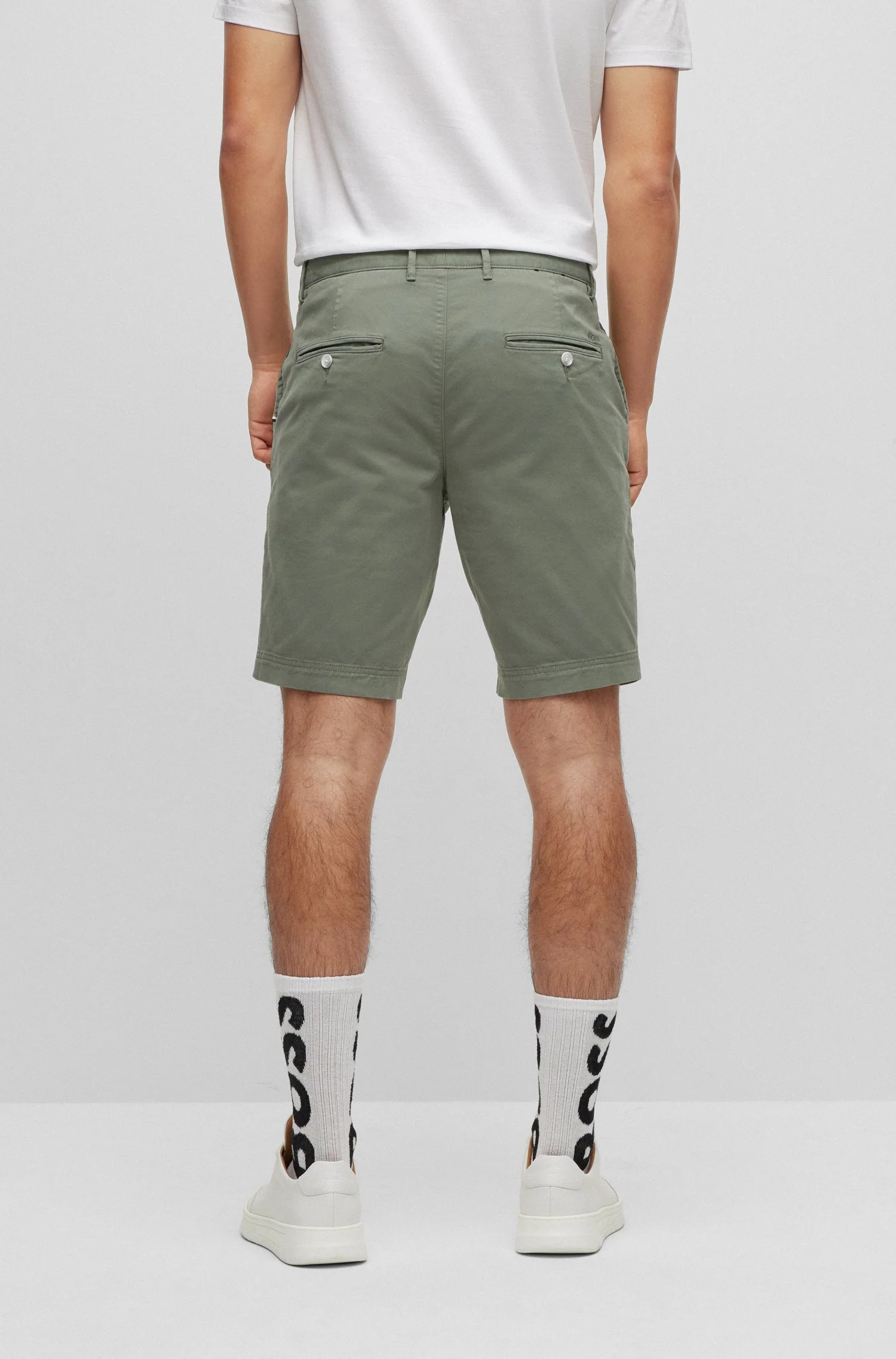 Hugo Boss shortsit, SLICE SHORTS Armeijanvihreä - Image 2