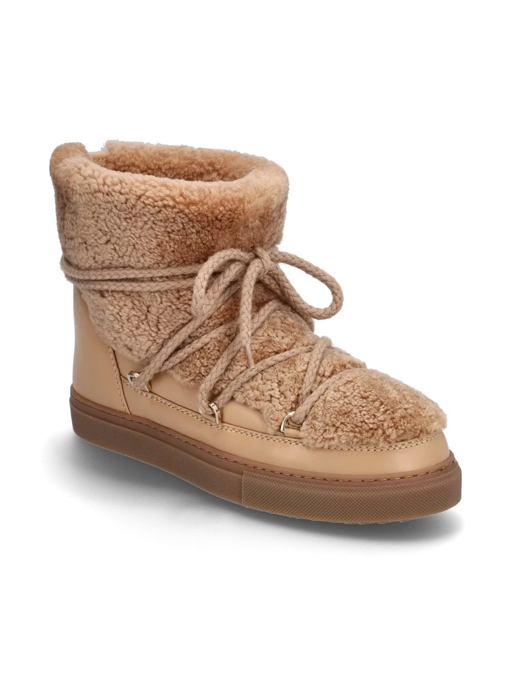 Inuikii Naisten Talvikengät, CURLY Vaalea Beige - Image 4