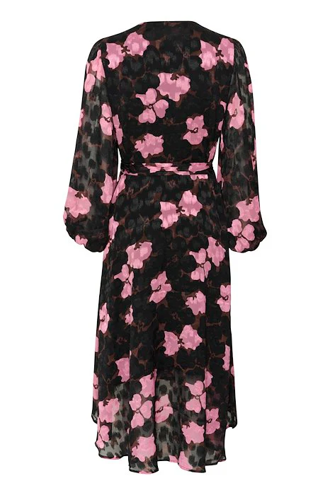 Inwear mekko, BASIRA WRAP DRESS Kashmir Pink Cut Out Flow - Image 2