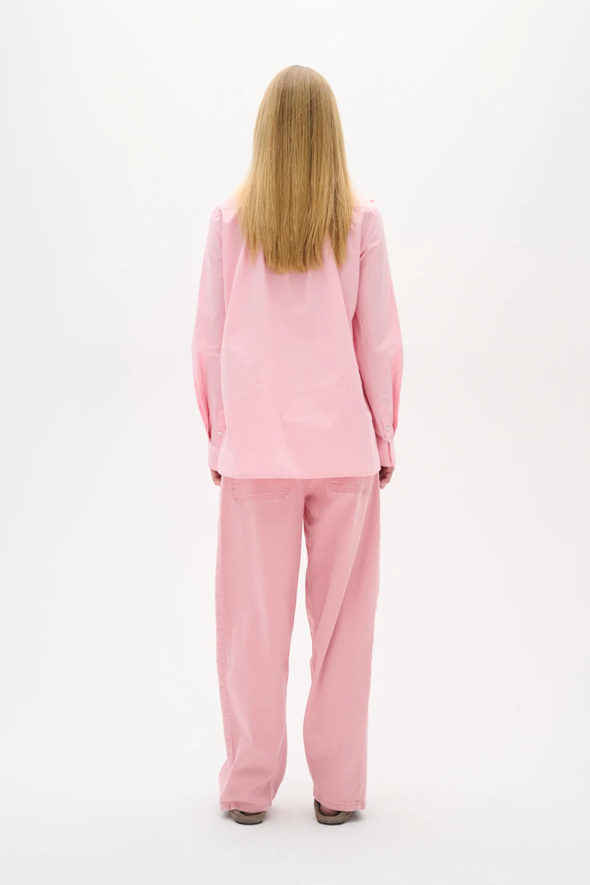 Inwear naisten farkut MORIEIW Barrel Jeans, Pale Pink - Image 7