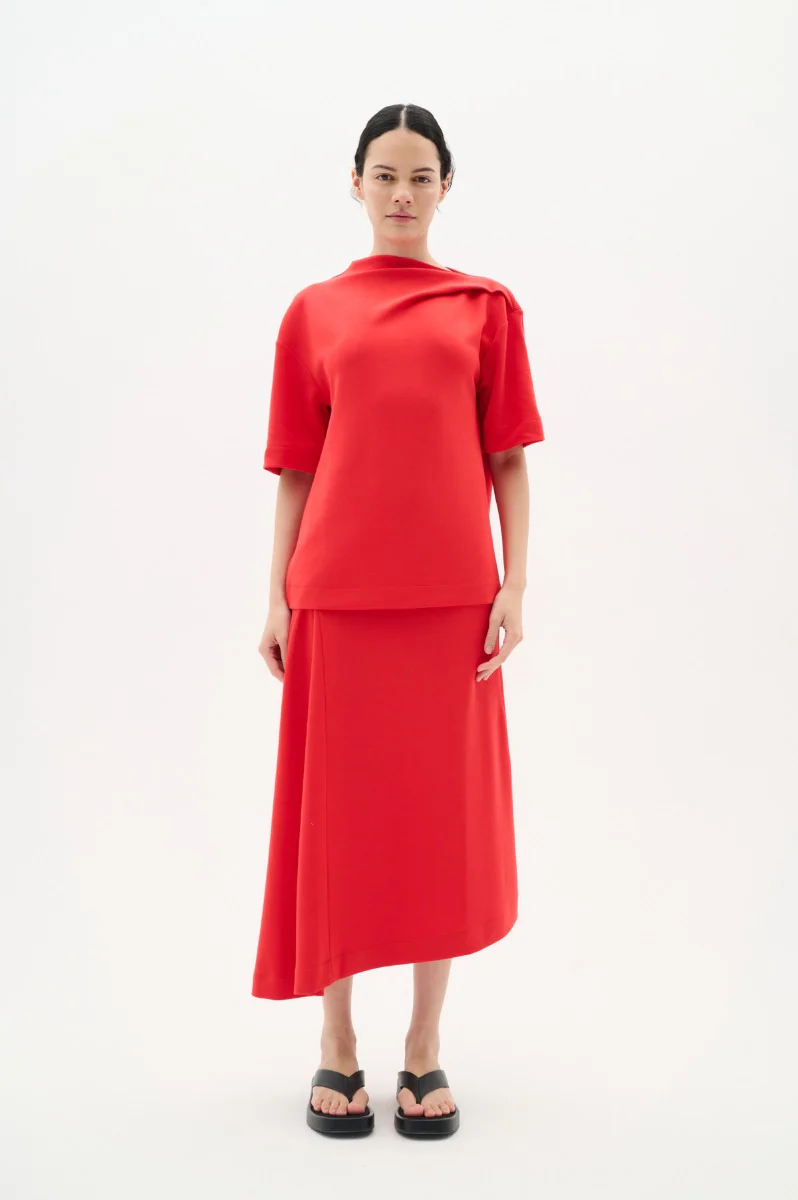 Inwear naisten hame, ANNIEHIW SKIRT Scarlet Red