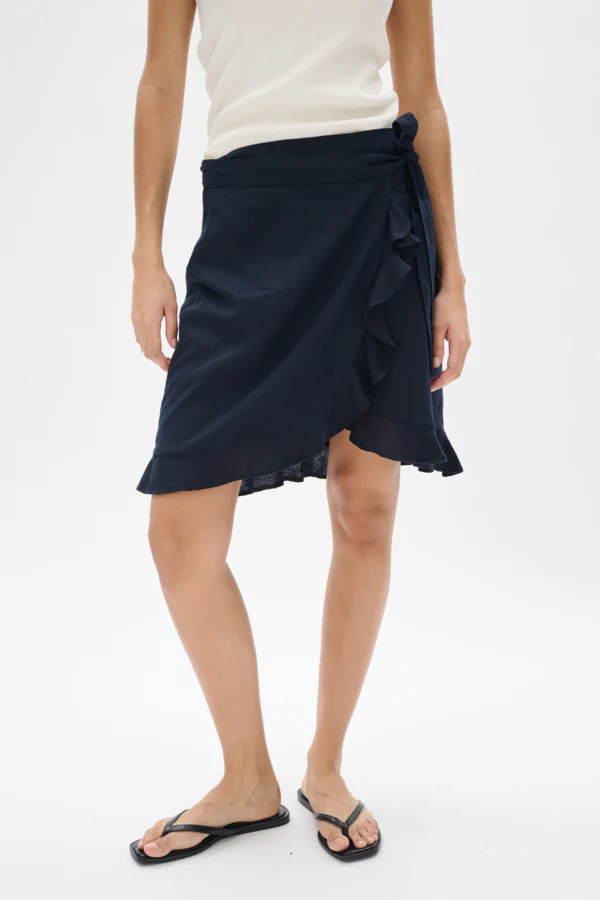 Inwear naisten hame, FARIDAIW SKIRT Marine Blue - Image 2