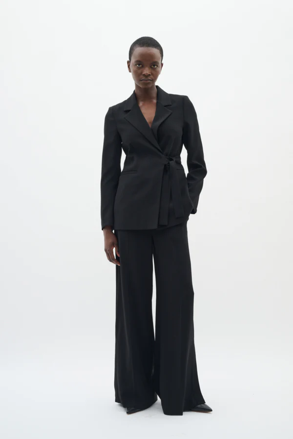 Inwear naisten housut, BRIEZIW SLIT PANTS Black