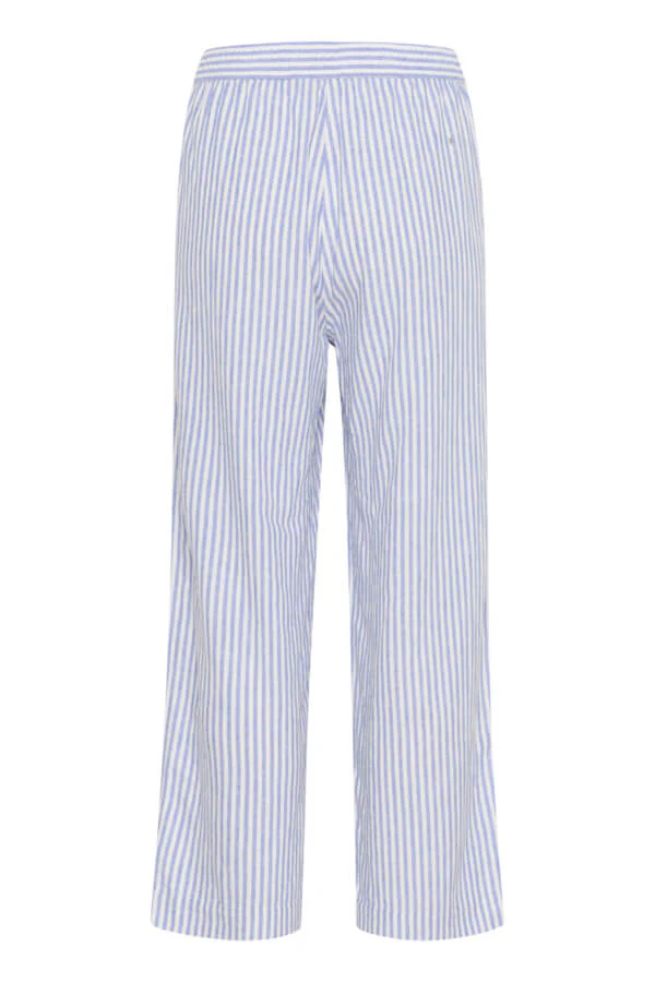 Inwear naisten housut, RIMONEIW DRIZA CULOTTE PANTS Blue / White - Image 2