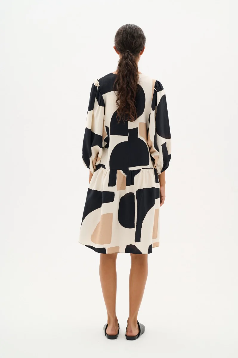 Inwear naisten mekko, COMINOIW DRESS Neutral Soft Blocks - Image 4