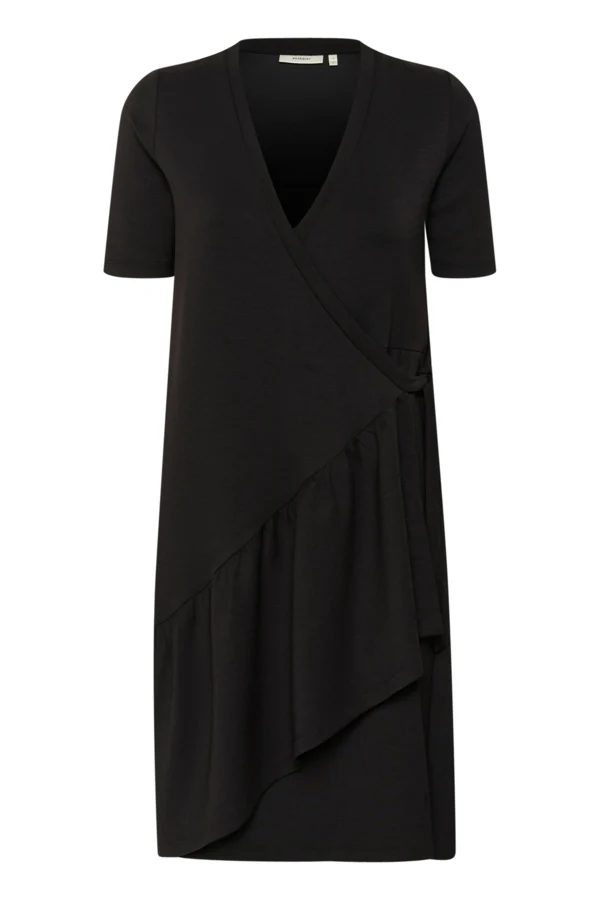 Inwear naisten mekko, PARIIW VINCENT WRAP DRESS Black - Image 4