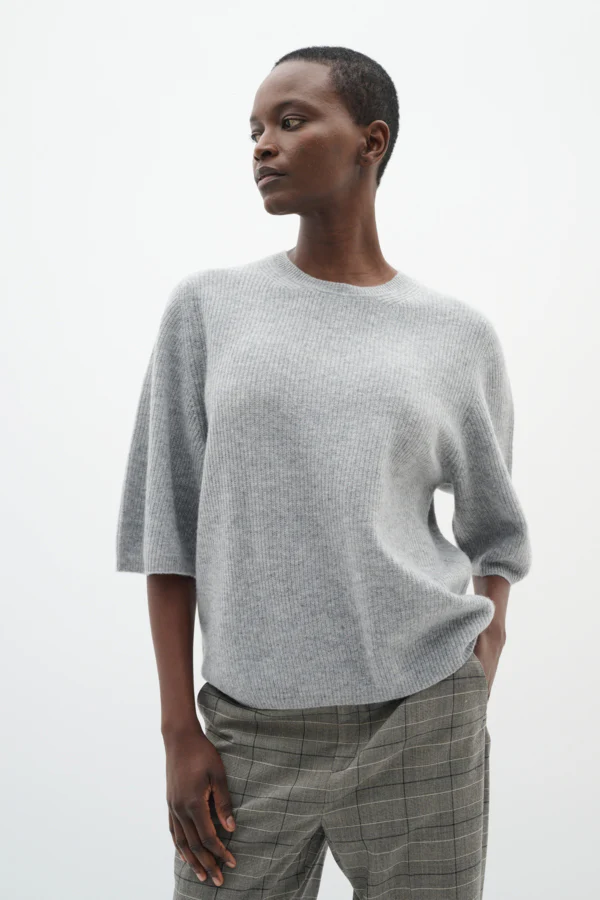 Inwear naisten neule, GAROIW MONIKA OVERSIZE TSHIRT Granite Melange