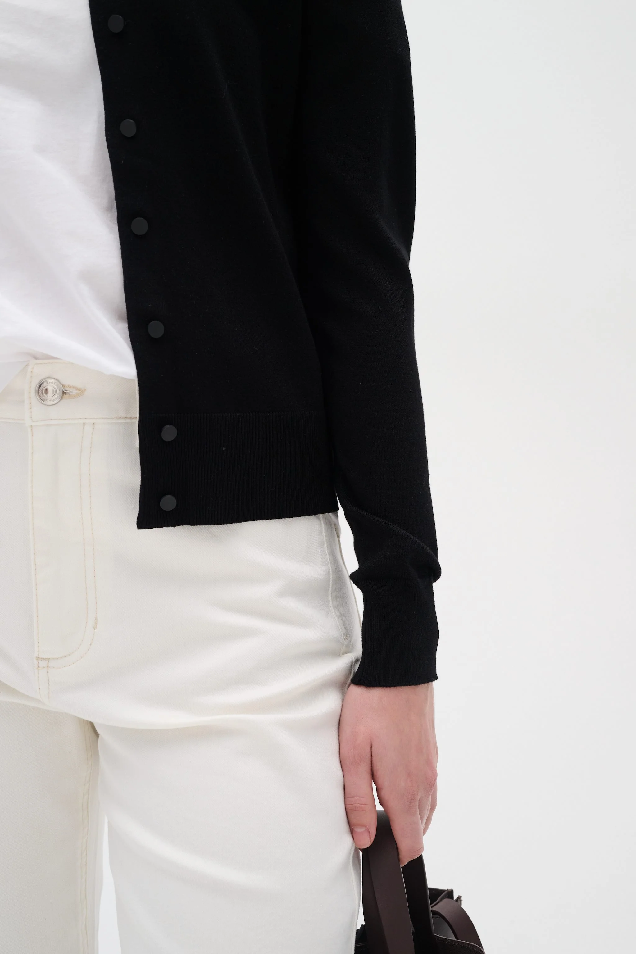 Inwear naisten neuletakki, RITA CARDIGAN Black - Image 3