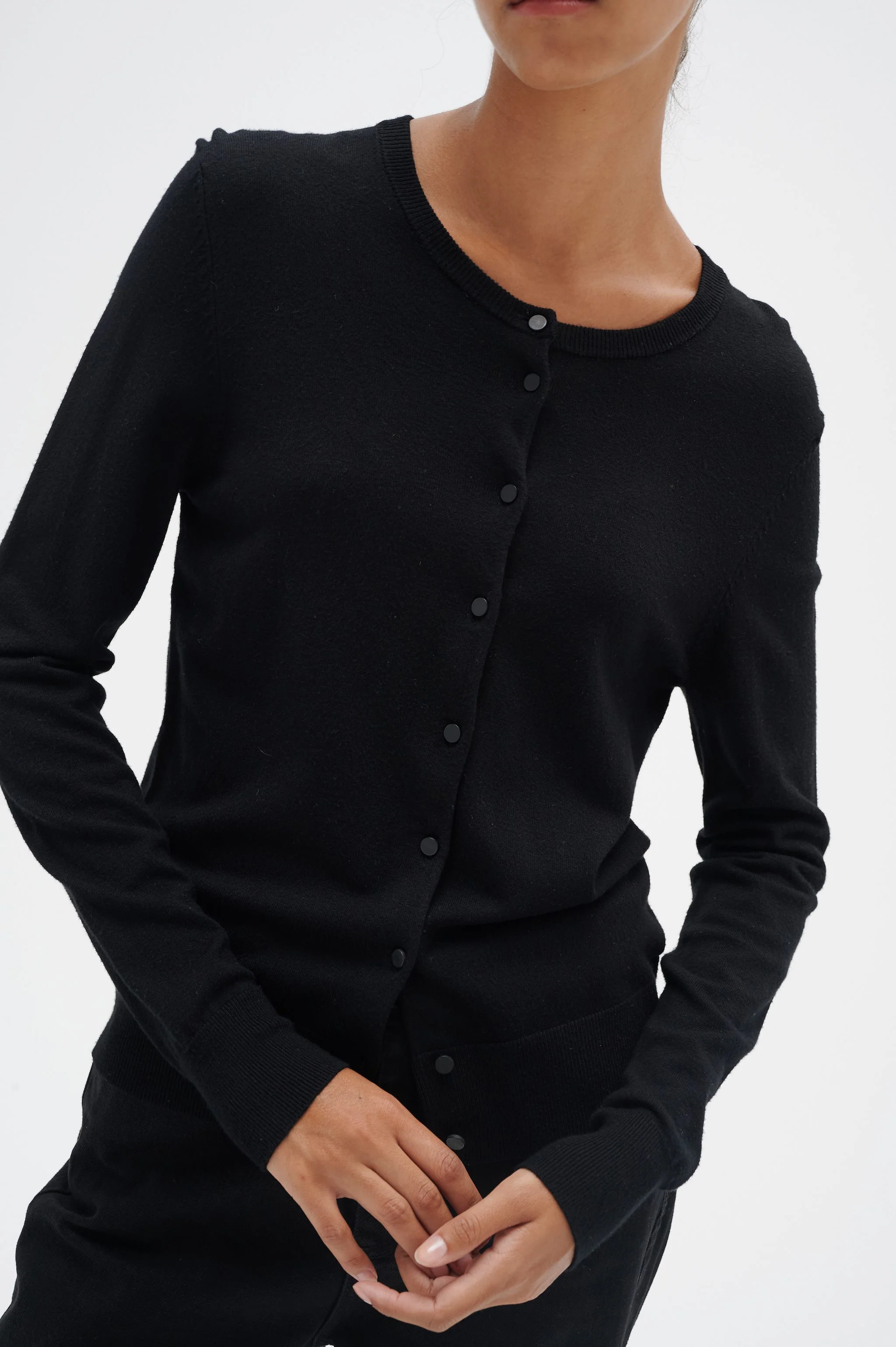 Inwear naisten neuletakki, RITA CARDIGAN Black - Image 5
