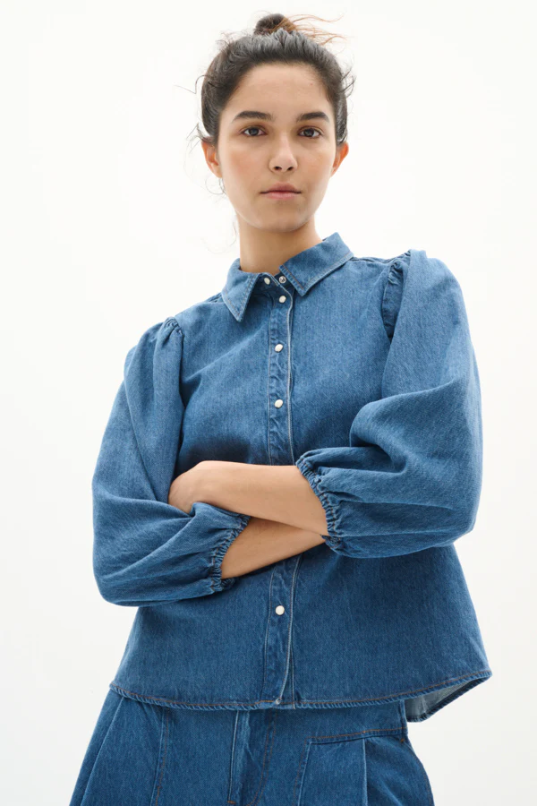 Inwear naisten paita, BALLARIZIW SHIRT Blue Denim