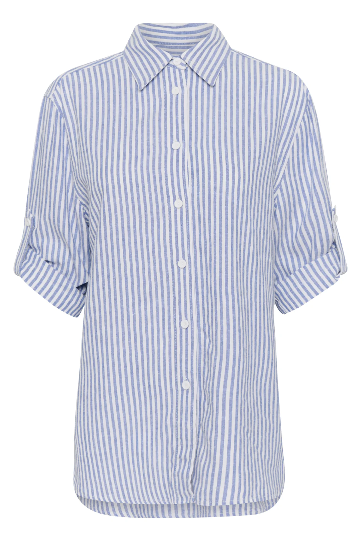 Inwear naisten paita, RIMONEIW SHIRT Blue / White - Image 3