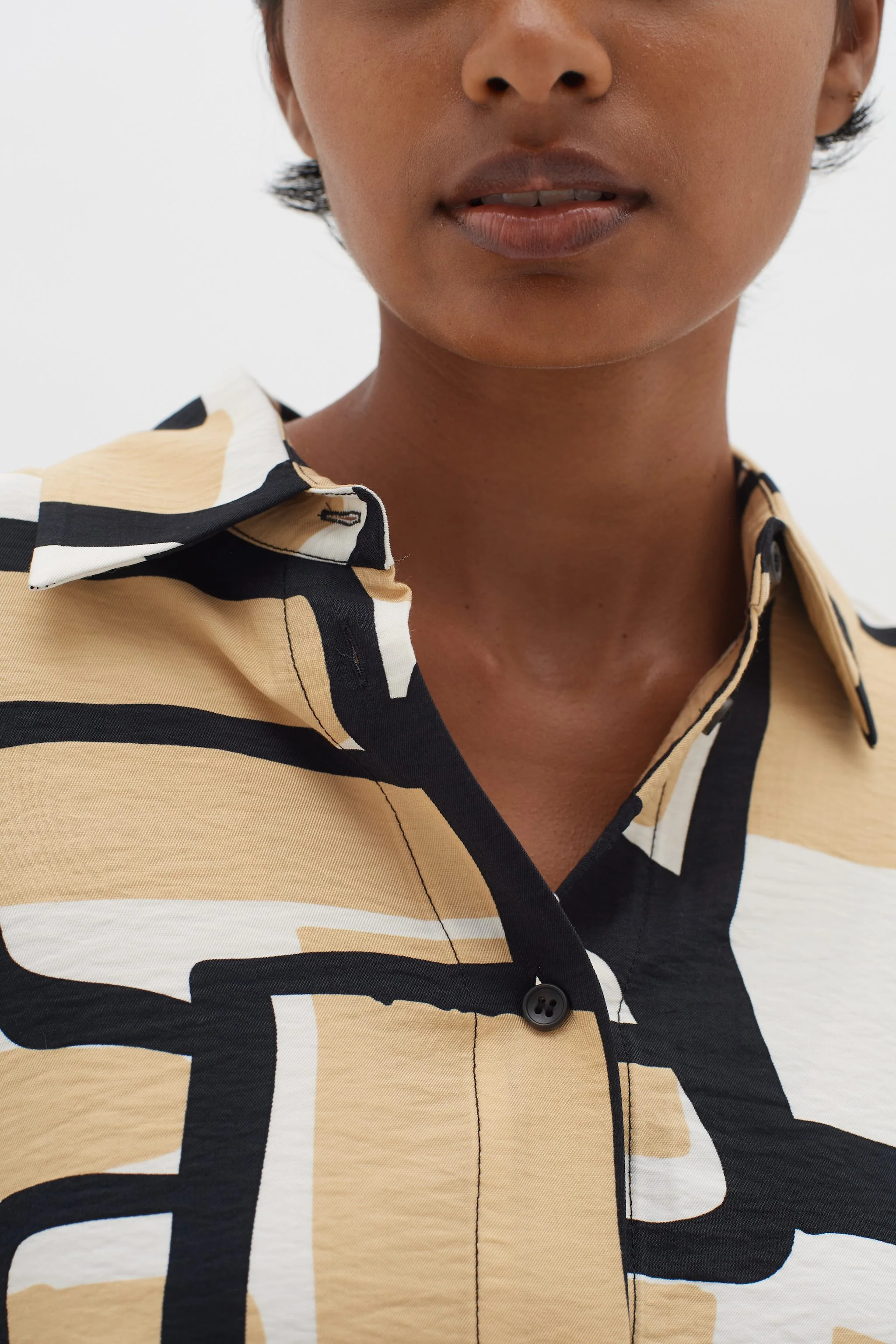 Inwear Naisten Paita, HECANTEI SHIRT Musta Kuosi - Image 3
