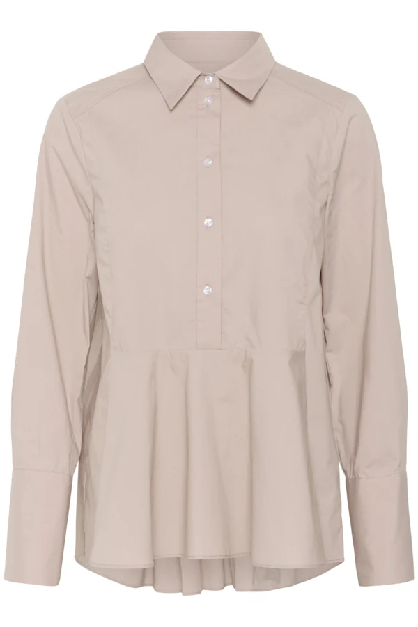 Inwear naisten paitapusero, ATLASIW FITTED SHIRT Dusty Blush - Image 3