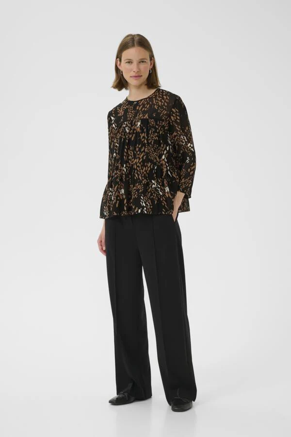 Inwear naisten pusero, AVERIEIW BLOUSE Leonora Black - Image 5