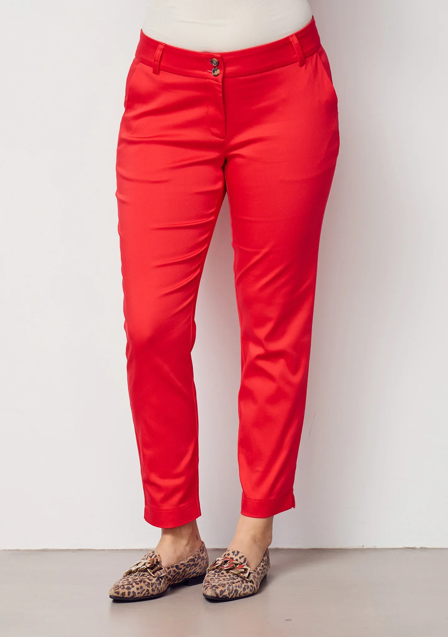 Isay naisten housut Chino Pant, punainen