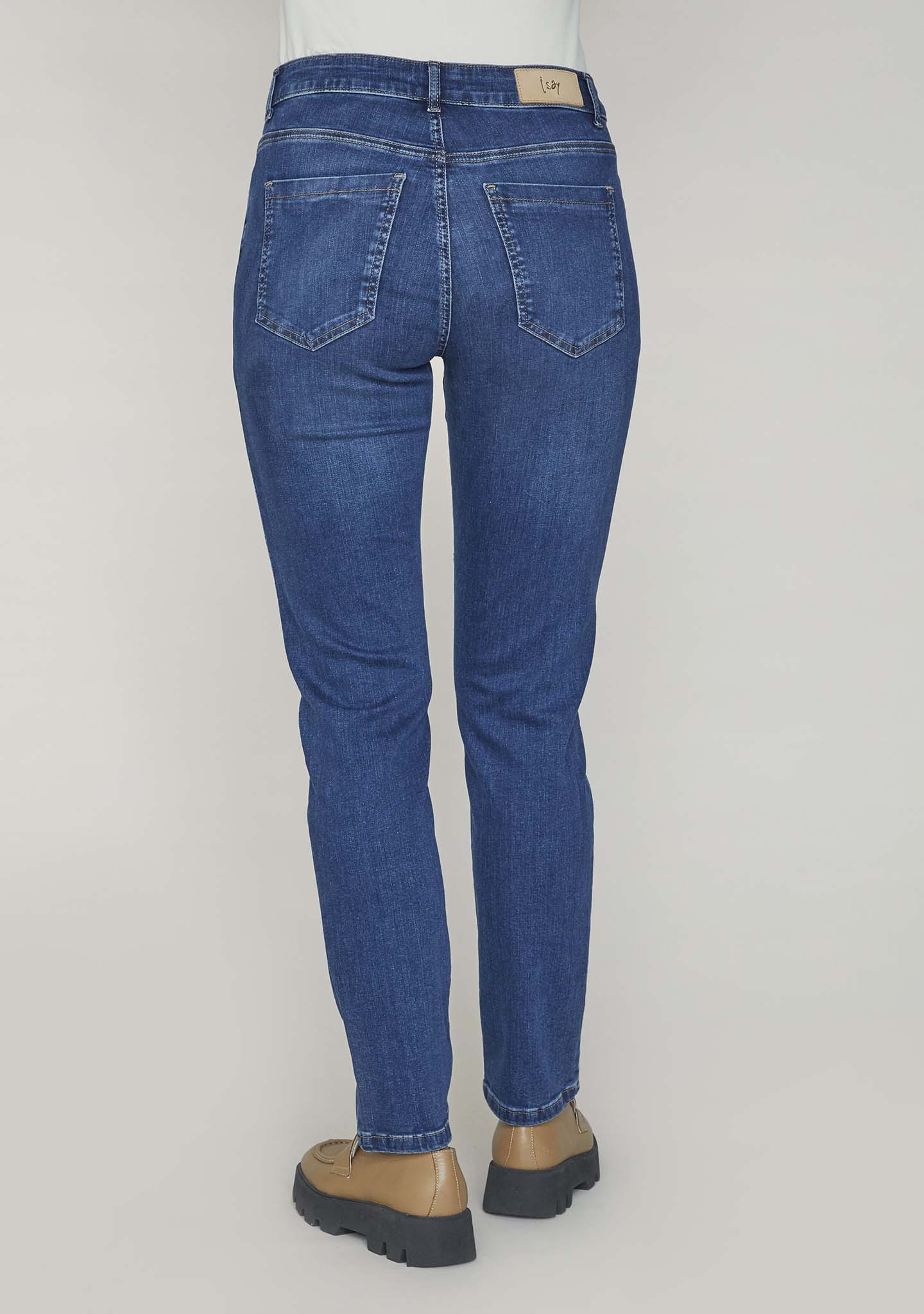 Isay Naisten Farkut, NAPOLI JEANS Tummansininen - Image 2