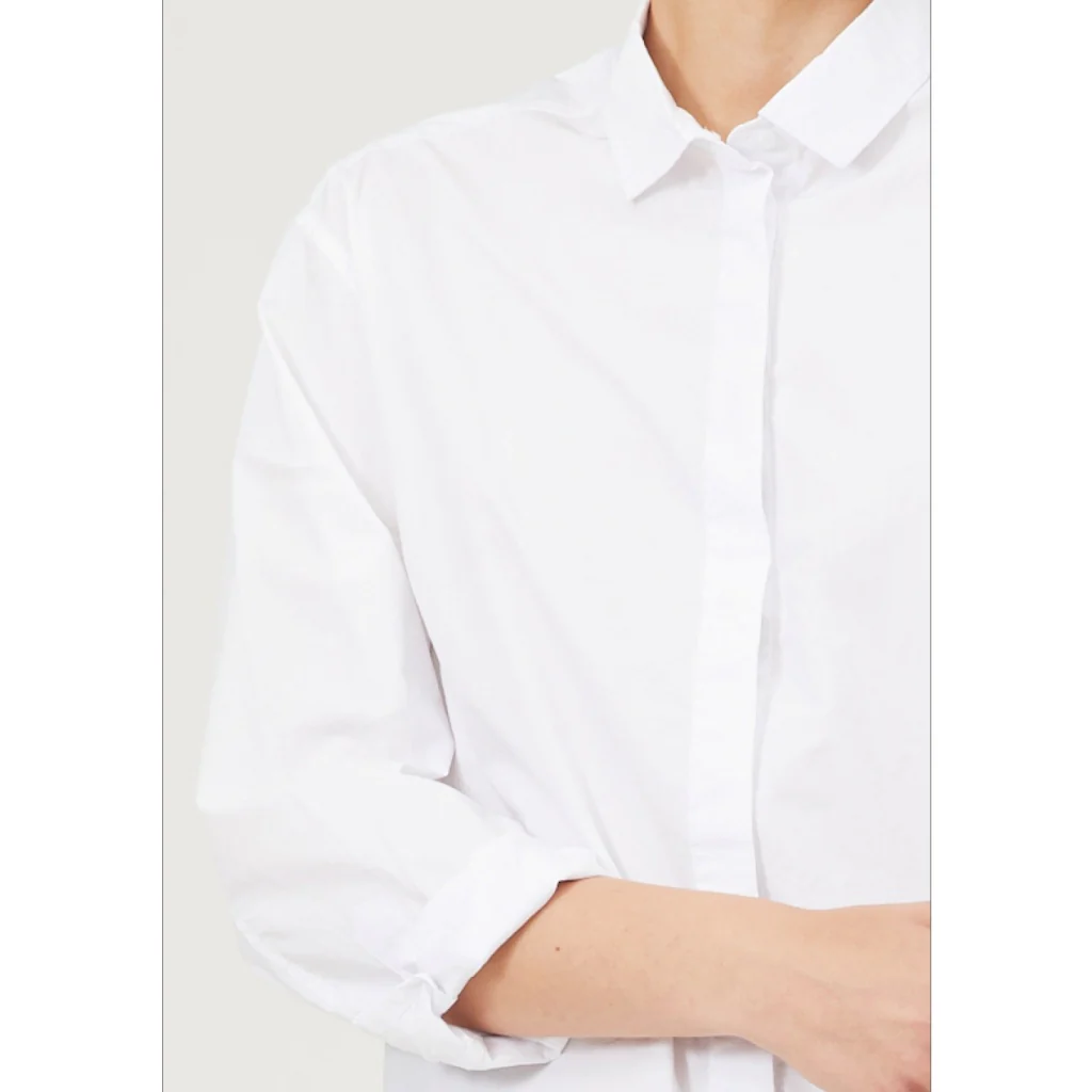 Isay Naisten Paitapusero, Bellis Long Shirt Valkoinen - Image 3