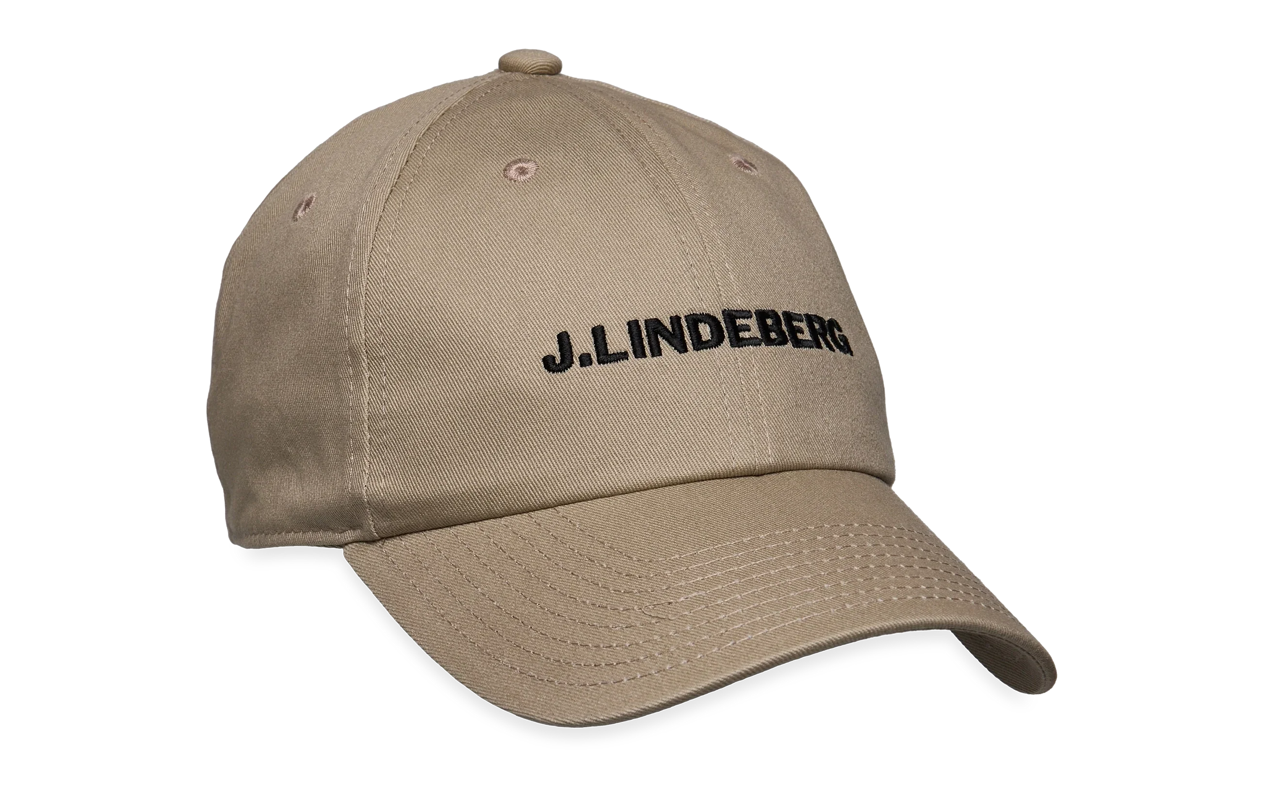 J.Lindeberg miesten lippis, ELIJAH COTTON LOGO CAP Beige