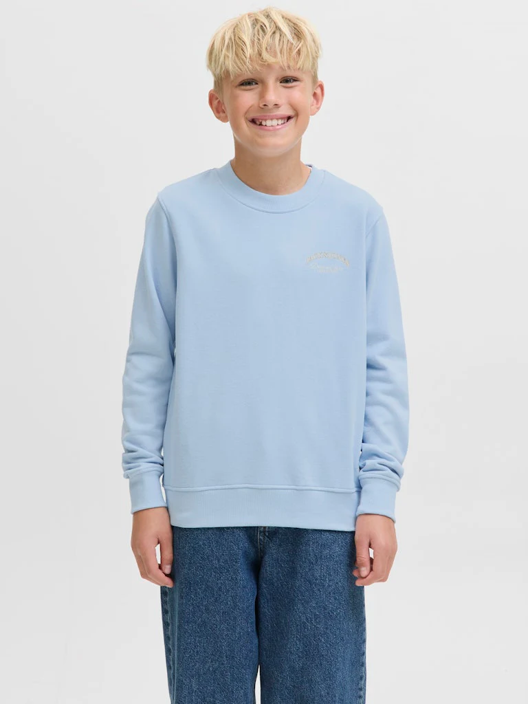 Jack and jones junior college, JJEBRANDES RELAXED SWEATSHIRT JNR Vaaleansininen