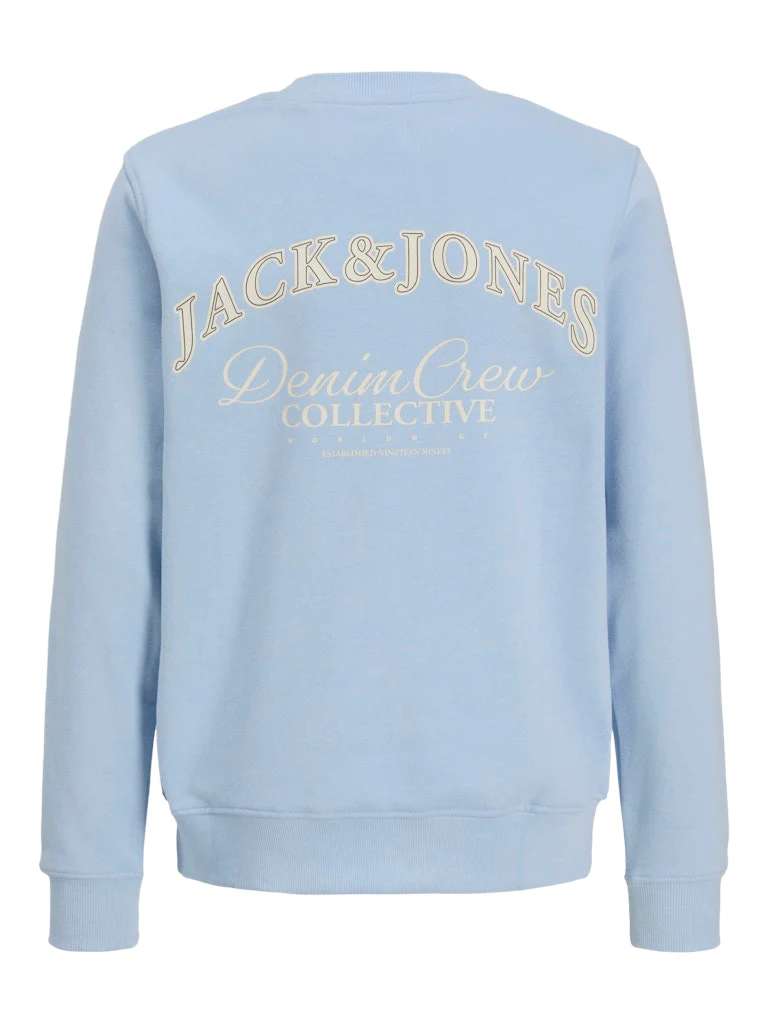 Jack and jones junior college, JJEBRANDES RELAXED SWEATSHIRT JNR Vaaleansininen - Image 3