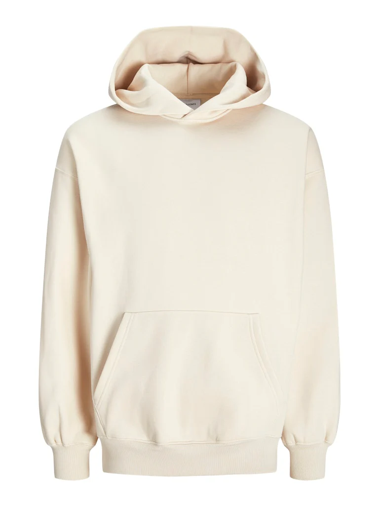 Jack and Jones junior huppari, JJEURBAN EDGE SWEAT HOOD NOOS JNR Beige