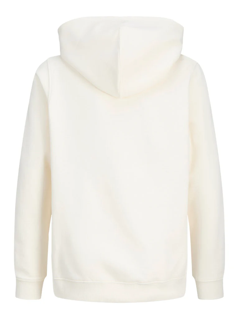 Jack and Jones junior huppari, JORINWOOD BLOCK BRANDING Valkoinen - Image 4