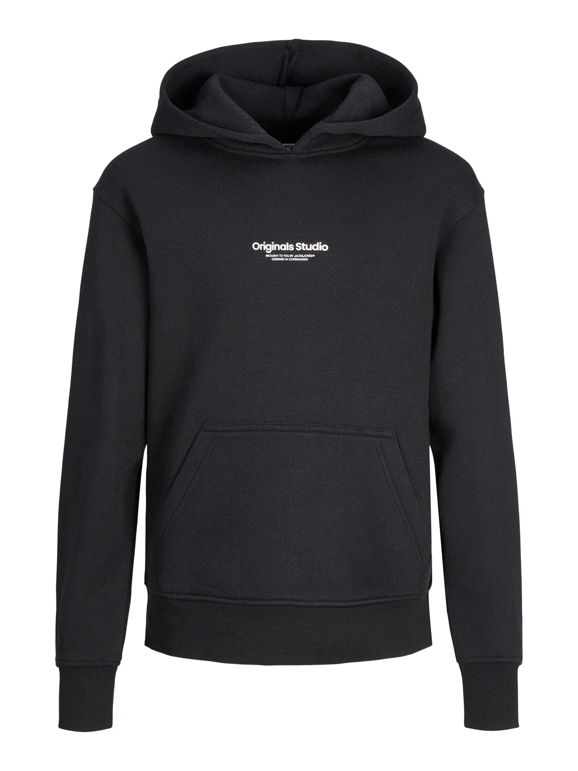 Jack and Jones junior huppari, JORVESTERBRO SWEAT HOOD Musta - Image 2