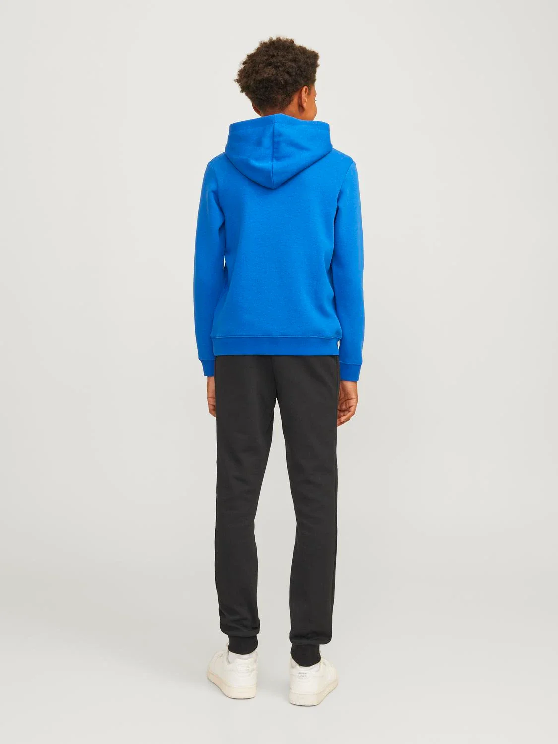 Jack And Jones Junior Lasten Housut, JPSTWILL JJFUSION SWEAT PANTS Musta - Image 2