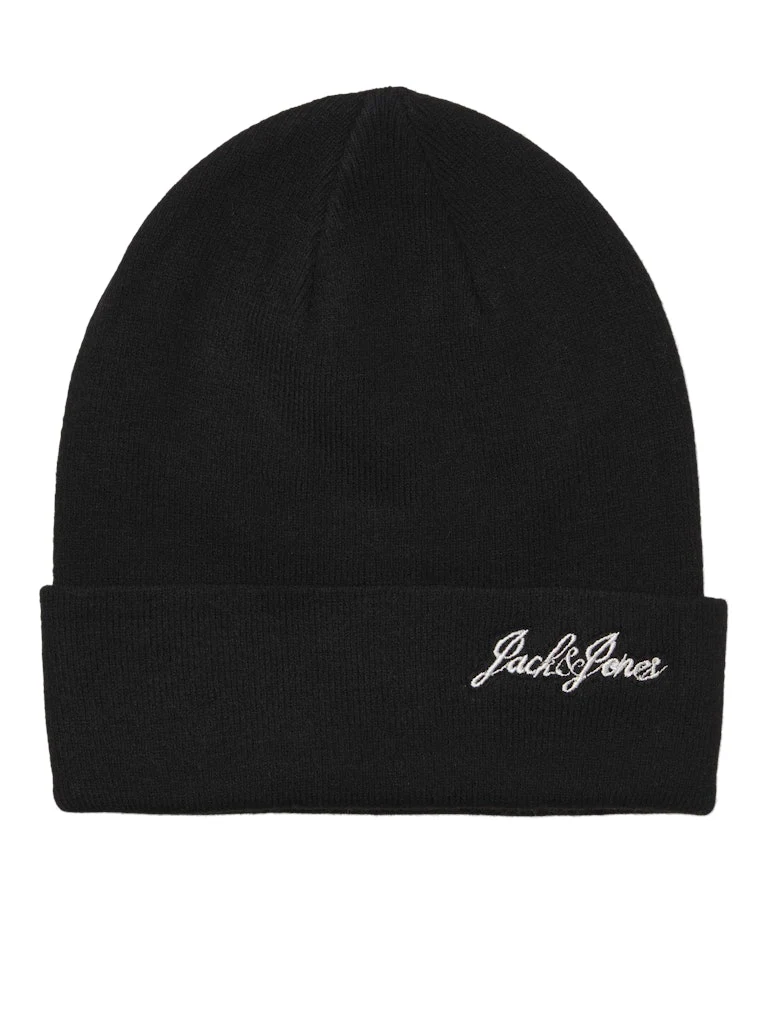 Jack and jones junior pipo, JACBURNABY BEANIE JNR Musta