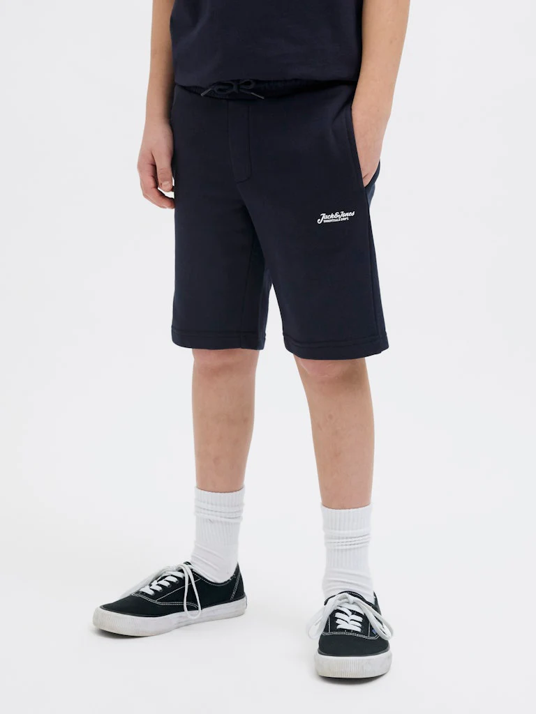 Jack and Jones junior shortsit, JPSTGORDON JJBEAU SWEAT SHORTS Tummansininen