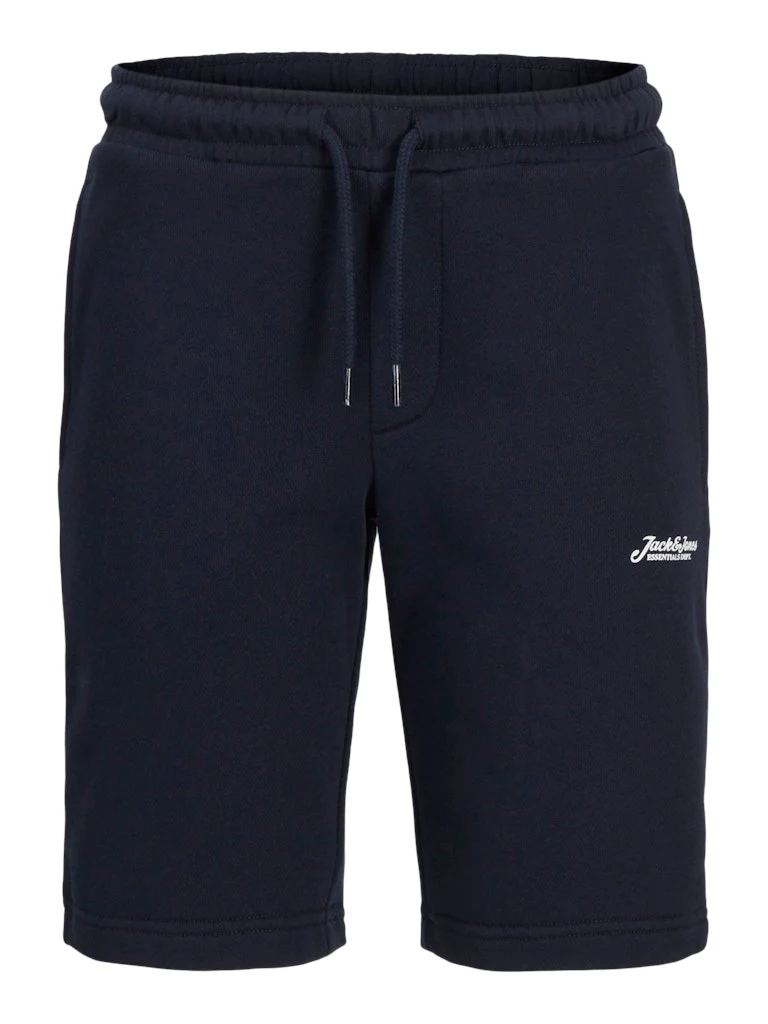 Jack and Jones junior shortsit, JPSTGORDON JJBEAU SWEAT SHORTS Tummansininen - Image 3
