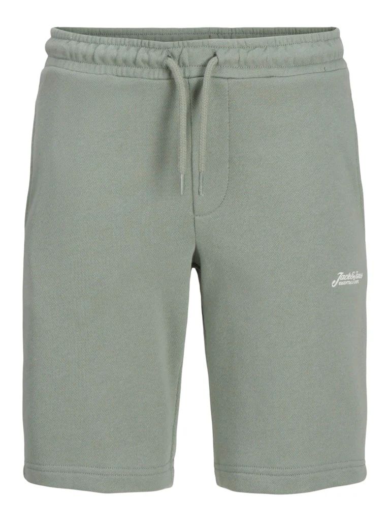 Jack and Jones junior shortsit, JPSTGORDON JJBEAU SWEAT SHORTS Vaaleanvihreä - Image 3