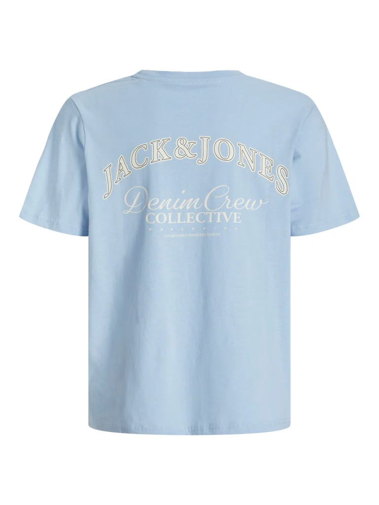 Jack and jones junior t-paita, JJEBRANDES RELAXED TEE SS NOOS JNR Vaaleansininen - Image 3