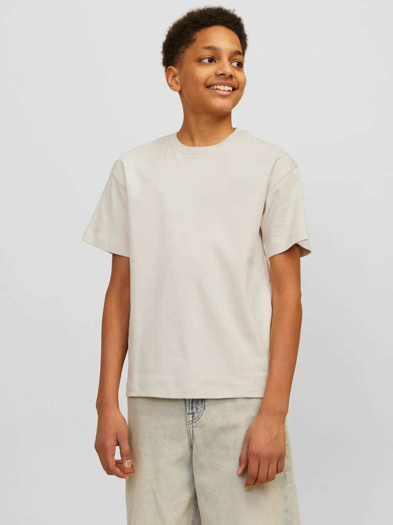 Jack and Jones junior t-paita, JJEURBAN EDGE TEE SS O-NECK NOOS JNR Beige