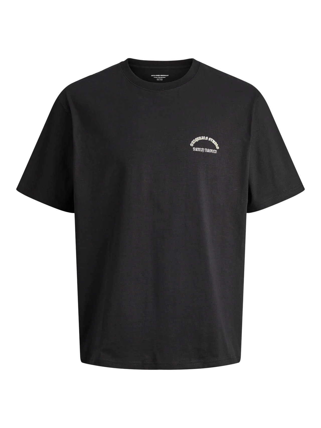 Jack and jones junior t-paita, JORMEADOWS GRAPHIC BACK TEE SS CRE JNR Musta