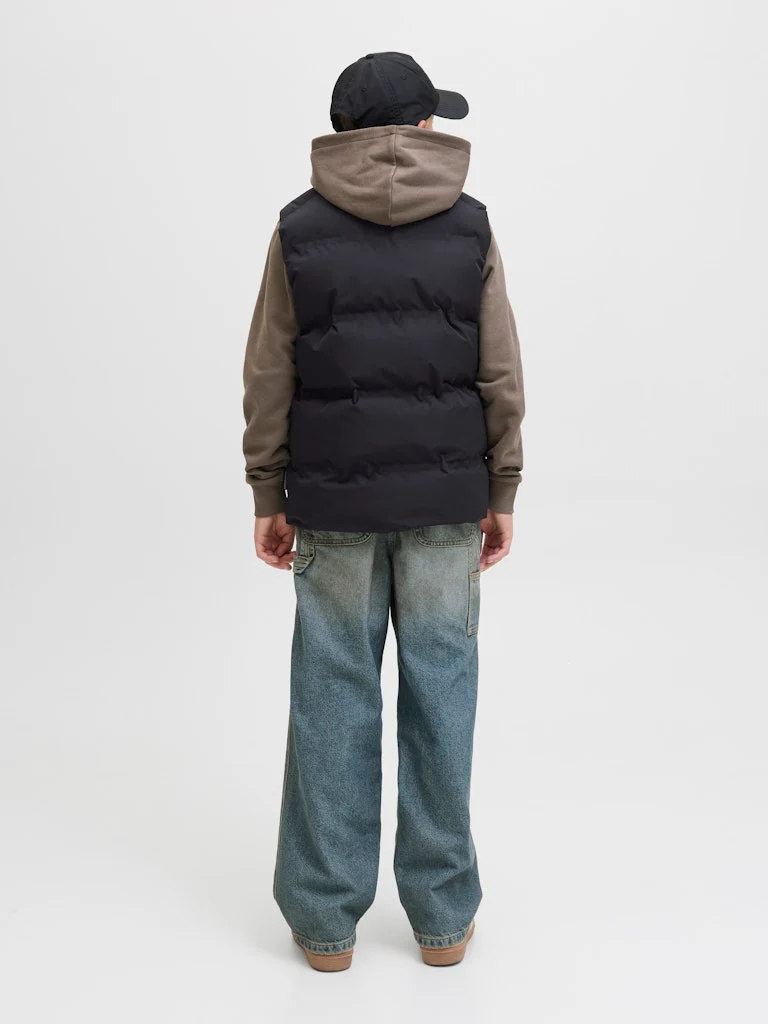 Jack and Jones junior toppaliivi, JJESOHO BODYWARMER COLLAR JNR Musta - Image 2