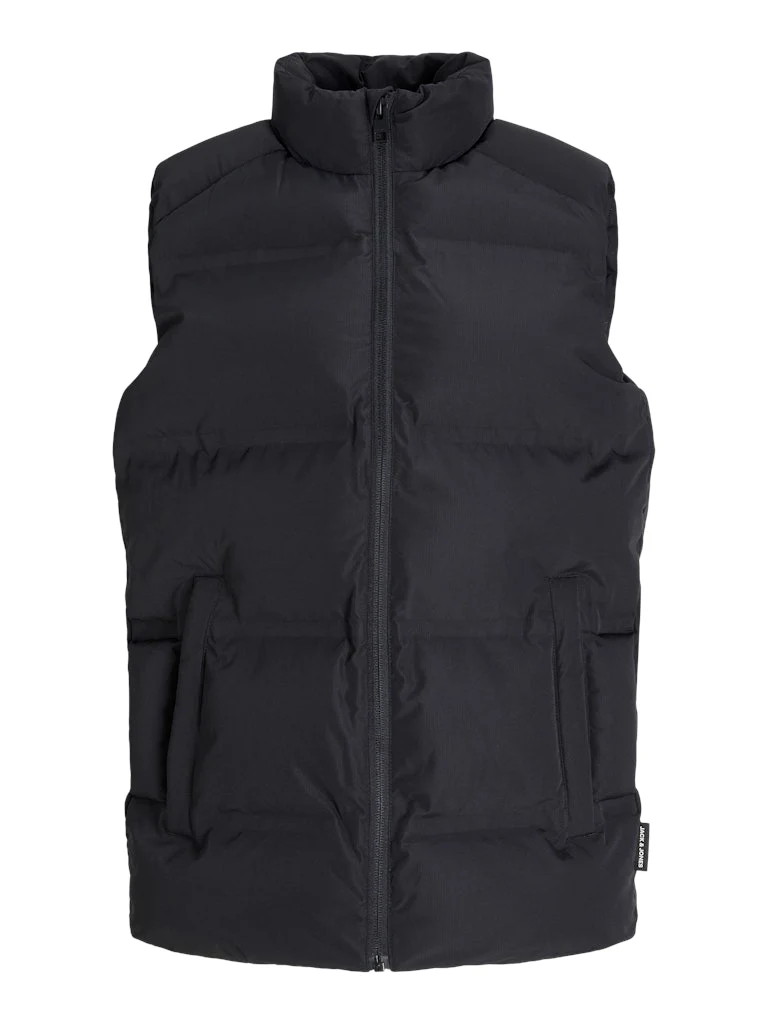 Jack and Jones junior toppaliivi, JJESOHO BODYWARMER COLLAR JNR Musta - Image 3