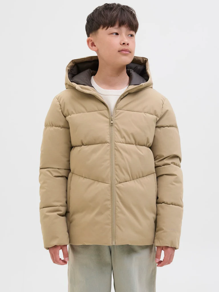 Jack and jones junior toppatakki, JJGLOBAL PUFFER JACKET JNR Beige