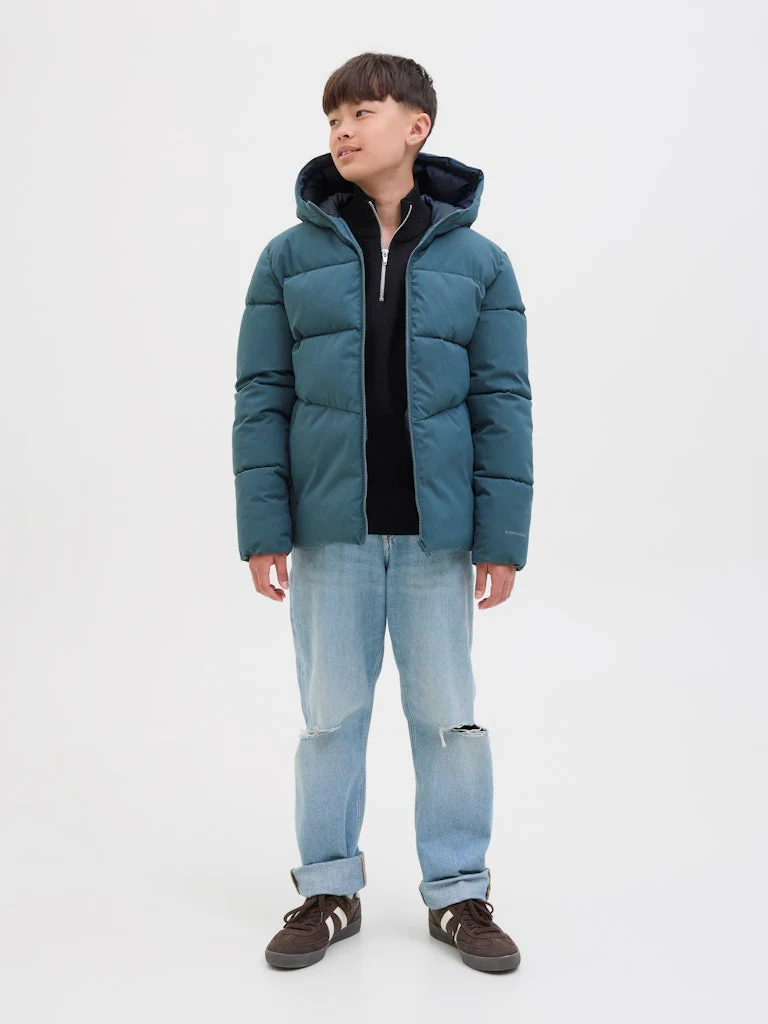Jack and jones junior toppatakki, JJGLOBAL PUFFER JACKET JNR Petroolinsininen