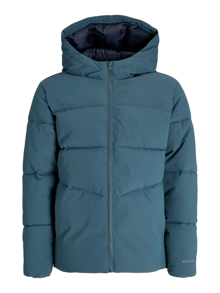 Jack and jones junior toppatakki, JJGLOBAL PUFFER JACKET JNR Petroolinsininen - Image 3