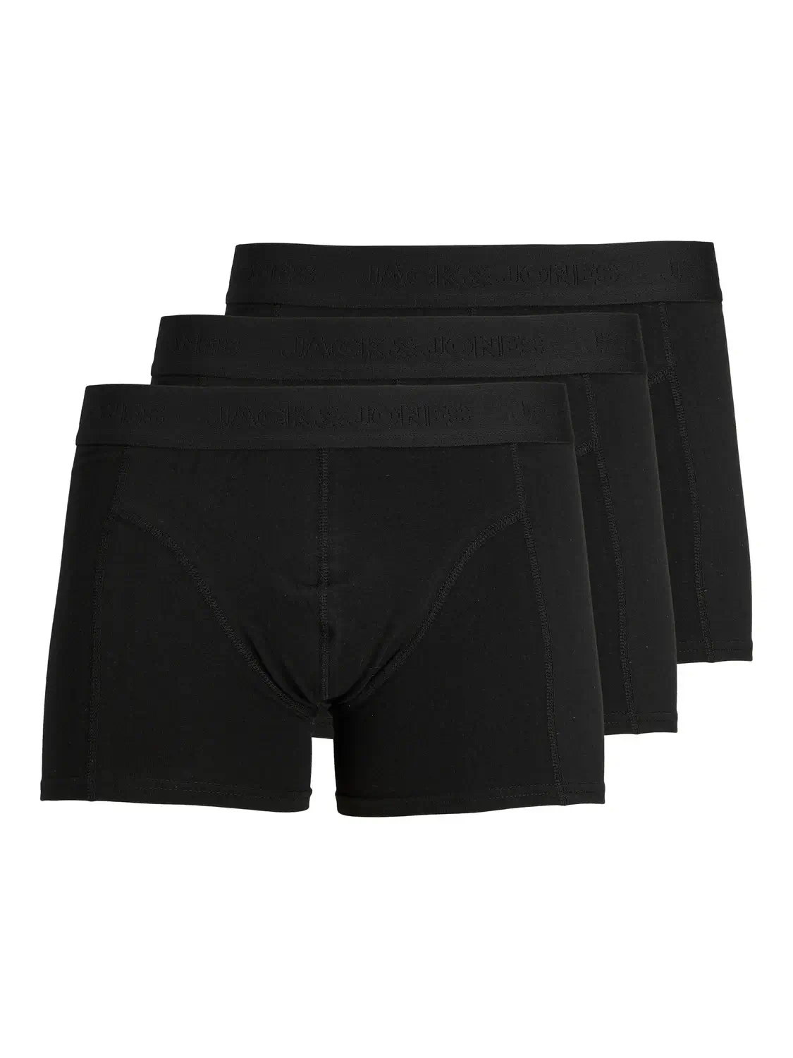 Jack and Jones Miesten Bokserit, Jacwaistband Trunks 3 Pack Black - Image 3