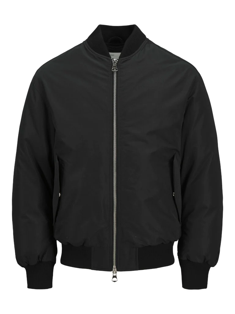 Jack and Jones miesten bombertakki, JCOKINETIC SOFT UTILITY BOMBER LN Black - Image 3