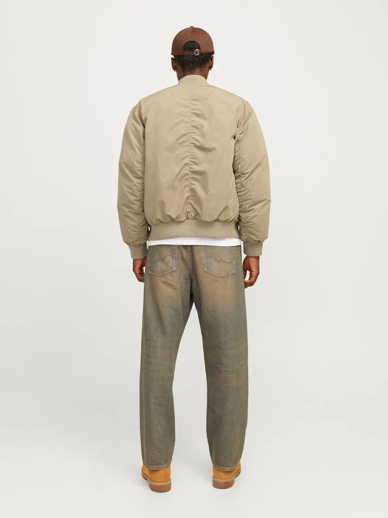 Jack and Jones miesten bombertakki, JCOKINETIC SOFT UTILITY BOMBER LN Honey Gold - Image 2